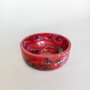 Tazón de Resina Aqua Swirl Premium – Tazón Decorativo Hecho a Mano para Ensaladas y Postres, para Decoración del Hogar, Cenas y Fiestas - Product Image 4