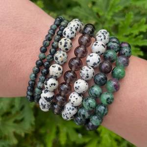 Bracelet en résine coloré à la mode, fait à la main, perles élastiques, bijoux pour femmes et adolescentes AZ ENTERPRISES - Product Image 2