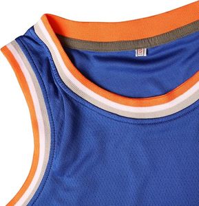 Maillot de sport sans manches bleu, col en V, en polyester, débardeur athlétique pour hommes et femmes, design en maille légère - Product Image 5