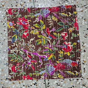 Handmade Indian Cotton Kantha <b>Pillow</b> Cover Traditional Cushion Cover Textile Exporter For Wholesale Custom Orders Private Lable - Product Image 1