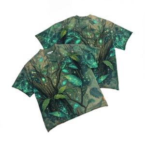 Camisetas Personalizadas para Hombre, 180g, Poliéster y Algodón, Secado Rápido, Transpirables, Antiarrugas, Casuales, Deportivas, con Impresión de Logotipo OEM - Product Image 1