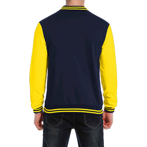 Veste de style universitaire pour homme, coupe-vent, avec col montant et logo personnalisé sur le devant, nouveau style, best-seller de la mode hivernale - Product Image 4