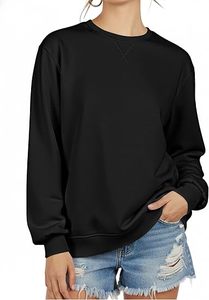 เสื้อสเวตเชิ้ตคอกลมแบบยูนิเซ็กซ์ สีฟ้าอ่อน แขนยาวปกติ สวมใส่สบาย ผ้าเฟรนช์เทอร์รี่ถัก 100% ผ้าฝ้าย ซักแล้ว ใส่ได้ในฤดูหนาว - Product Image 5