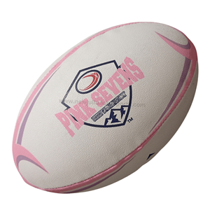 Rugby Training Ball Size 5 Official Match Quality Custom Printed Logo Machine Stitched Waterproof <b>Grip</b> Rugby Union Wholesale - Product Image 3