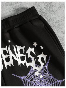 Ensemble jogging homme de haute qualité, sweat à capuche et pantalon évasé, streetwear 100% coton, design graphique personnalisé, survêtement pour homme - Product Image 5