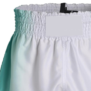 Shorts de boxe pour hommes de haute qualité, taille haute, couleur unie, tissu respirant tricoté, shorts de kickboxing pour adultes - Product Image 2