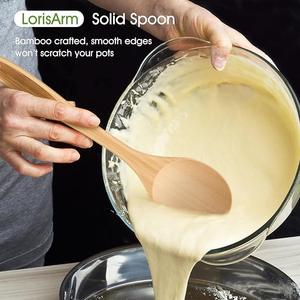 Cuchara de Té de Madera Natural Premium, Reutilizable, para Café, Té y Azúcar, Ecológica, Utensilio de Cocina - Product Image 3