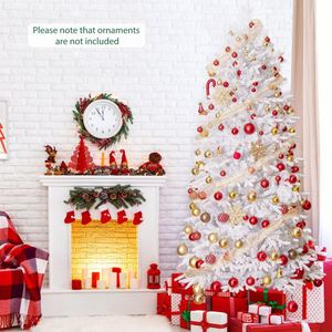 Albero di Natale Artificiale da 2,13 m con 1880 Punte in PE PVC per Decorazioni per Feste e Carnevale - Product Image 2
