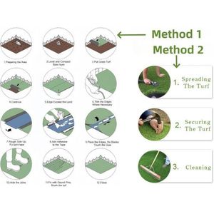 Erba Sintetica Artificiale per Interni/Esterni 3.3FTx16.3FT 0.8" per Giardino e Cortile - Product Image 3