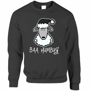 Sudadera navideña con diseño de oveja para hombre, jersey de cuello redondo, informal, de invierno, con estampado de dibujos animados, de manga larga, de punto - Product Image 1