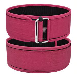 Cinturón de Levantamiento de Pesas para Entrenamiento en Gimnasio, Cinturón de Soporte de Fuerza con Logotipo Personalizado, Tamaño y Color por BURAQ MMA SPORTS - Product Image 1