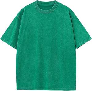 Camisetas Personalizadas Lisas para Hombre, Lavadas con Ácido, 100% Algodón, Unisex, Manga Corta - Product Image 1