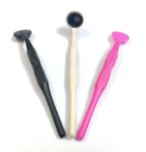 Disposable <b>Plastic</b> Manual Dental <b>Mirror</b> Handle Mouth Teeth Oral Reflector Odontoscope Colorful Dental Examination <b>Mirror</b> CE - Product Image 1