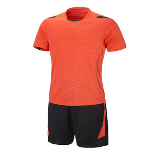 Maillots de football personnalisés de haute qualité pour hommes, manches courtes, séchage rapide, respirants, ensembles d'uniformes de football - Product Image 5