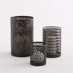 Supports de bougies chauffe-plat en métal doré filigrané en gros, décoratifs et perforés, pour restaurants, hôtels et événements - Product Image 5