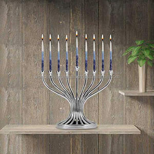 Candelabro de 7 luces de latón decorativo para el hogar europeo Decoración de Navidad de mesa - Product Image 4