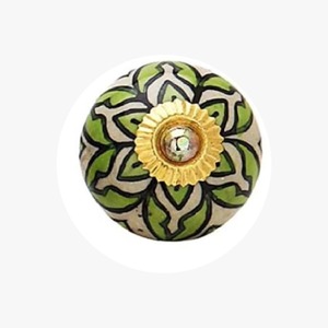 Poignées décoratives en porcelaine pour portes et armoires, les plus vendues, pour armoires de cuisine, tiroirs et placards, disponibles au meilleur prix - Product Image 1