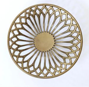 Bol à fruits de luxe en aluminium moulé, idéal pour mariage, Diwali, facile à transporter, présentoir de comptoir, centre de table, décoration intérieure - Product Image 6