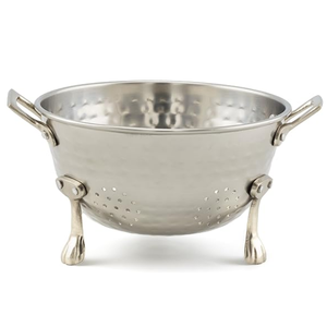 Les merveilleux passoires et égouttoirs en acier inoxydable se comportent exceptionnellement bien lors du rinçage des légumes à feuilles et des produits délicats. - Product Image 6