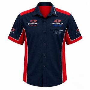Chemise de course F1, logo personnalisé, personnalisation du matériau, vêtements de piste, impression, karting, uniforme d'équipe sportive, chemises de mécanicien pour hommes - Product Image 6