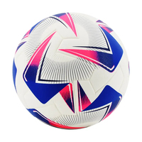 Balón de Fútbol Cosido a Mano de Cuero PU Ecológico con Logotipo Personalizado de Alta Calidad, Estilo Clásico, Talla 3, Duradero, Ligero, para Exteriores