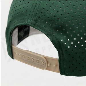 Green 6-Panel Baseball Cap with Embroidered Compass Logo Adjustable Snapback Mesh <b>Hat</b> for Adults Casual Wear Spring <b>Summer</b> - Product Image 6