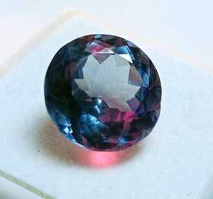 Alexandrita Natural de la Mejor Calidad, Corte Redondo, Piedra Preciosa Suelta, Certificada por Terceros, Color Morado Suave, Tamaño Libre para Joyería - Product Image 6