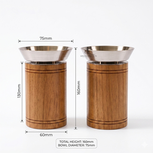 Quemador de incienso árabe de madera con incrustaciones de nácar y cuenco de acero. Porta Incienso de Lujo para Decoración del Hogar, Regalo para Ramadán y Eid - Product Image 5