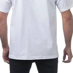 Camiseta Urbana Oversize de Moda 2026, Precio de Fábrica, Camiseta Blanca Lisa de Algodón al por Mayor, Fabricante Directo, Personalizable - Product Image 3
