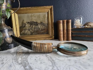 Nueva Lupa Hecha a Mano con Mango de Cuerno de Búfalo, Ecológica, para Lectura de Precisión y Estilo Clásico Vintage de Alta Calidad - Product Image 2