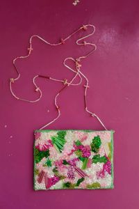 Sac à bandoulière élégant fait main avec broderie perlée pour les fêtes, les mariages et les soirées - Product Image 6