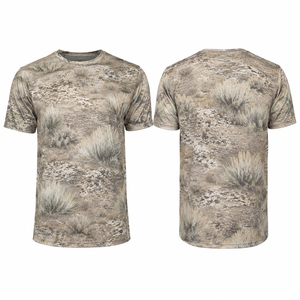 Chemise de chasse camouflage à manches longues pour homme MEGAMAPLE, respirante, séchage rapide, polyester, vêtements d'extérieur d'été, impression par sublimation - Product Image 1