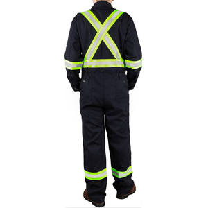 Combinaison FR haute visibilité 6oz légère, anti-déchirure, ignifuge/résistante aux flammes, conforme à la norme ANSI 107 - Product Image 4