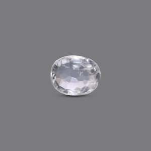 Natural White Zircon 3.4 Carat Certified Wholesale Loose Gemstone - Product Image 1