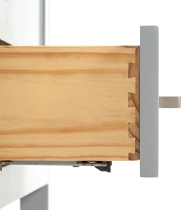 Gabinete de Baño Moderno de Madera Sólida Rebekah OEM de 43 Pulgadas con Lavabo Individual, 3 Opciones de Acabado para Uso en Hoteles y Villas, Directo de Fábrica - Product Image 6