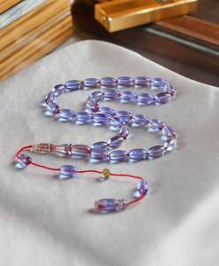 Tasbih de Resina Hecho a Mano de Primera Calidad con Cuentas Decorativas Separadoras y Borla, Hermosas Cuentas de Resina para Oración, para Ramadán, Eid, Hajj, Umrah - Product Image 2