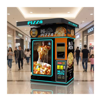Équipement de distribution automatique de pizzas pour une préparation alimentaire automatisée et un service client rapide