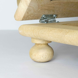 Support de livre réglable en bois élégant lecture mains libres pour la maison cuisine bureau chevet ultime confort serre-livres - Product Image 3