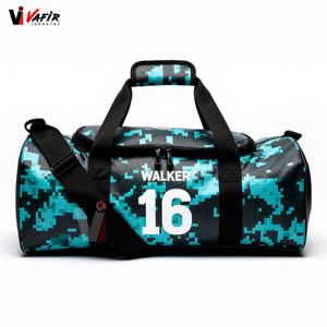 Bolsa de Viaje Deportiva Personalizada, Tipo Duffel, para Gimnasio, de Poliéster 600D Sublimado, Gran Capacidad 30-40L, Personalizable, de Alta Calidad - Product Image 2
