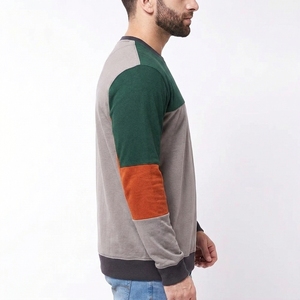 T-shirt à manches longues en coton naturel pour homme, t-shirts élégants à col rond, vente en gros de t-shirts thermiques pour homme avec impression de design personnalisé - Product Image 6