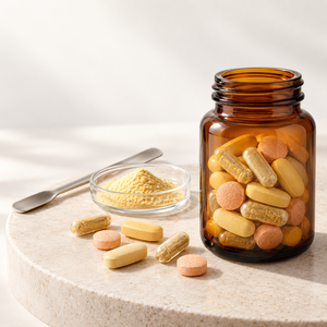 Comprimés multivitaminés complets quotidiens avec complexe de vitamines et minéraux essentiels, formule avancée, qualité alimentaire, en flacon - Product Image 3