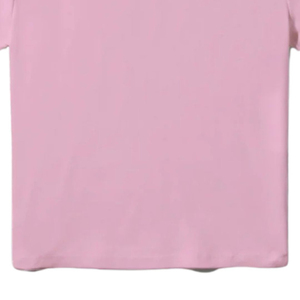 Women's <b>Pink</b> Cropped Crew Neck <b>T</b>-<b>Shirt</b> 100% Cotton Knitted Breathable Casual Short Sleeve Solid Color Spring Summer Wear - Product Image 5
