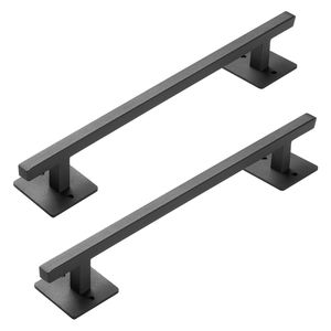 Manijas para Puertas de Granero, 2 Piezas, 12.6 Pulgadas, Manijas Rústicas para Portones de Cerca, Revestimiento Resistente a la Oxidación, Acero al Carbono de Alta Resistencia, Manijas para Portones Exteriores - Product Image 3