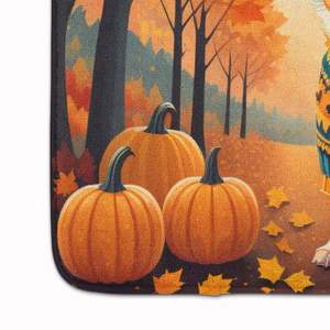 Tricolore Chihuahua Anti-Fatigue Tapis De Cuisine Automne Mousse À Mémoire Tapis De Bain Lavable En Machine Confort Coussin Anti-Fatigue Tapis De Cuisine - Product Image 4