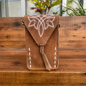 กระเป๋าหนังนิ่มสะพายข้างสำหรับผู้หญิง, กระเป๋าใส่โทรศัพท์มือถือหนังแท้แฟชั่น2024 - Product Image 4