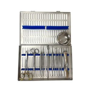 ชุดอุปกรณ์ฝังรากเทียมแบบมืออาชีพ พร้อมเครื่องมือ 12 ชิ้น และกล่องฆ่าเชื้อสำหรับเครื่องมือผ่าตัดฝังรากเทียม - Product Image 1