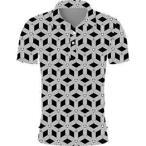 เสื้อโปโลพิมพ์ลายสีสันสดใส ผ้ากันกลิ่น แฟชั่นฤดูร้อน สวมใส่สบาย น้ำหนักเบา เหมาะสำหรับใส่ทุกวัน พิมพ์ลายแบบซับลิเมชั่น - Product Image 5