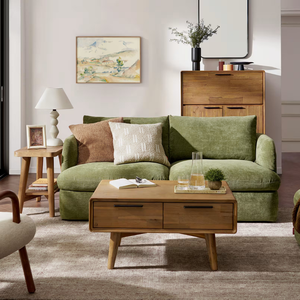 Mesa de Centro Moderna Hecha de Madera de Teca Sólida de Alta Calidad, Acabado Natural, Altura Ajustable, Color Personalizado, Mueble para Sala de Estar - Product Image 6