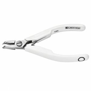 Flat <b>Nose</b> Pliers 5.5 inches 140mm with high carbon steel head black comfort grip handle with spring - Product Image 5