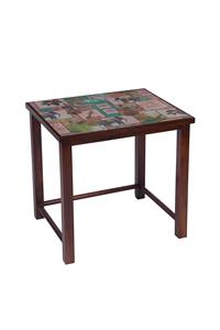 Handmade Black Mango Wood Coffee <b>Tables</b> Solid Industrial Design <b>Matte</b> Finish Foldable Nest Style for Home Living Room - Product Image 3